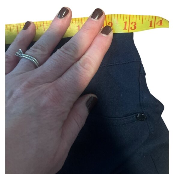 La Bijou Ultra Stretch Navy Skinny Ponte Pants - Picture 4 of 7